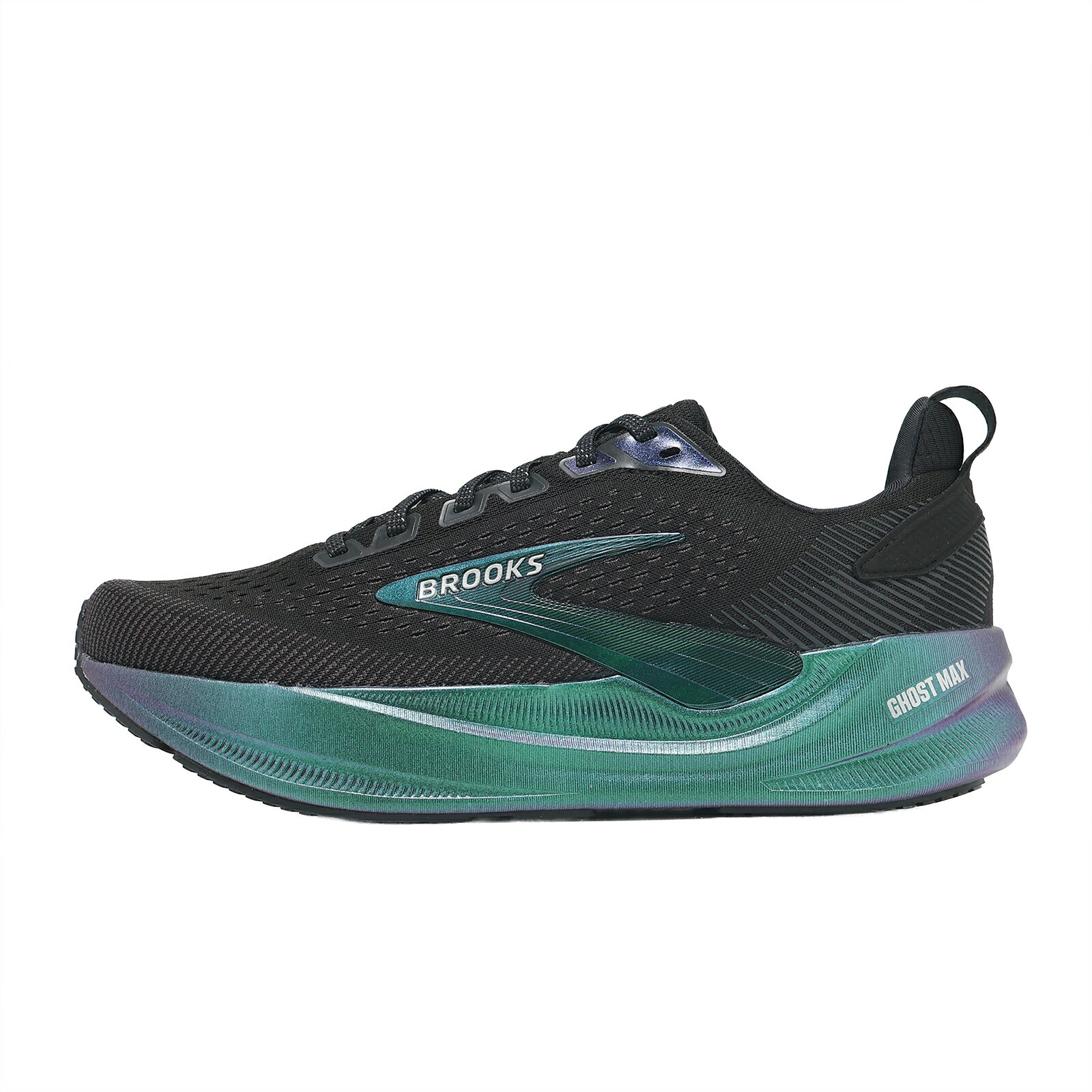 Brooks 慢跑鞋 Ghost Max 4 男鞋 黑 厚底 緩震 魔鬼極致 月光限定款 1104961D056