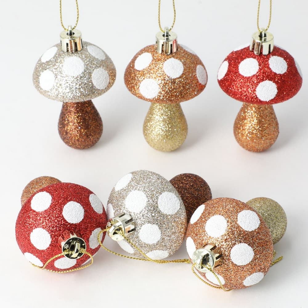 聖誕裝飾組 6P 蘑菇 N2KR NITORI宜得利家居