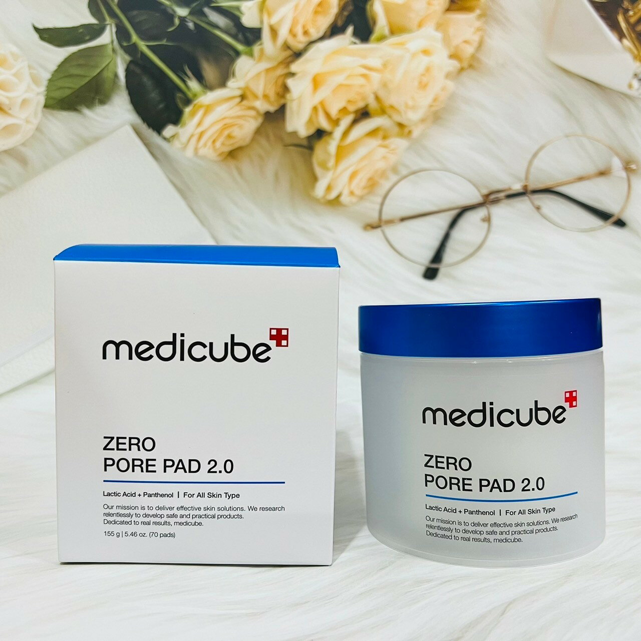 韓國 medicube ZERO 2.0 去角質毛孔爽膚棉 155g/70片 0