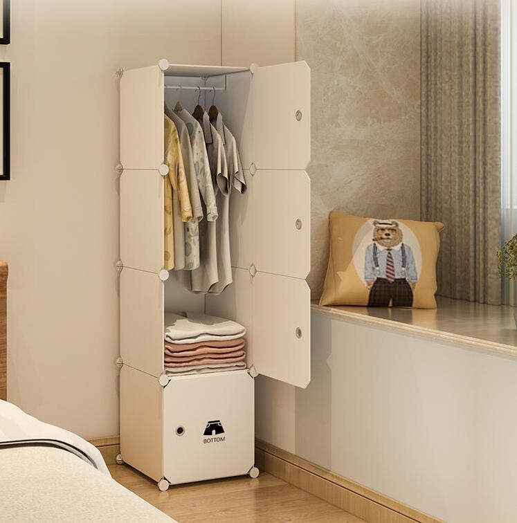 熱銷 宿舍 小衣櫃 單人間易組裝 臥室 出租房用 小型 省空間 小號 儲物收納櫃子