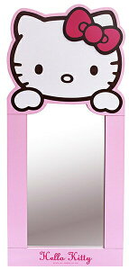 【震撼精品百貨】Hello Kitty 凱蒂貓 造型直立鏡 粉*95872 震撼日式精品百貨