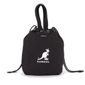 【滿額現折300】KANGOL 水桶包 側背包 黑 塗鴉 雙面 手提包 包包 6322170120