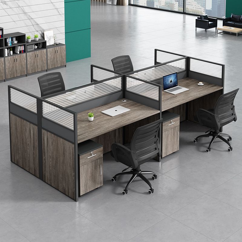 辦公桌椅組合工位辦公桌職員桌單人4人多人屏風電腦桌椅套裝卡座