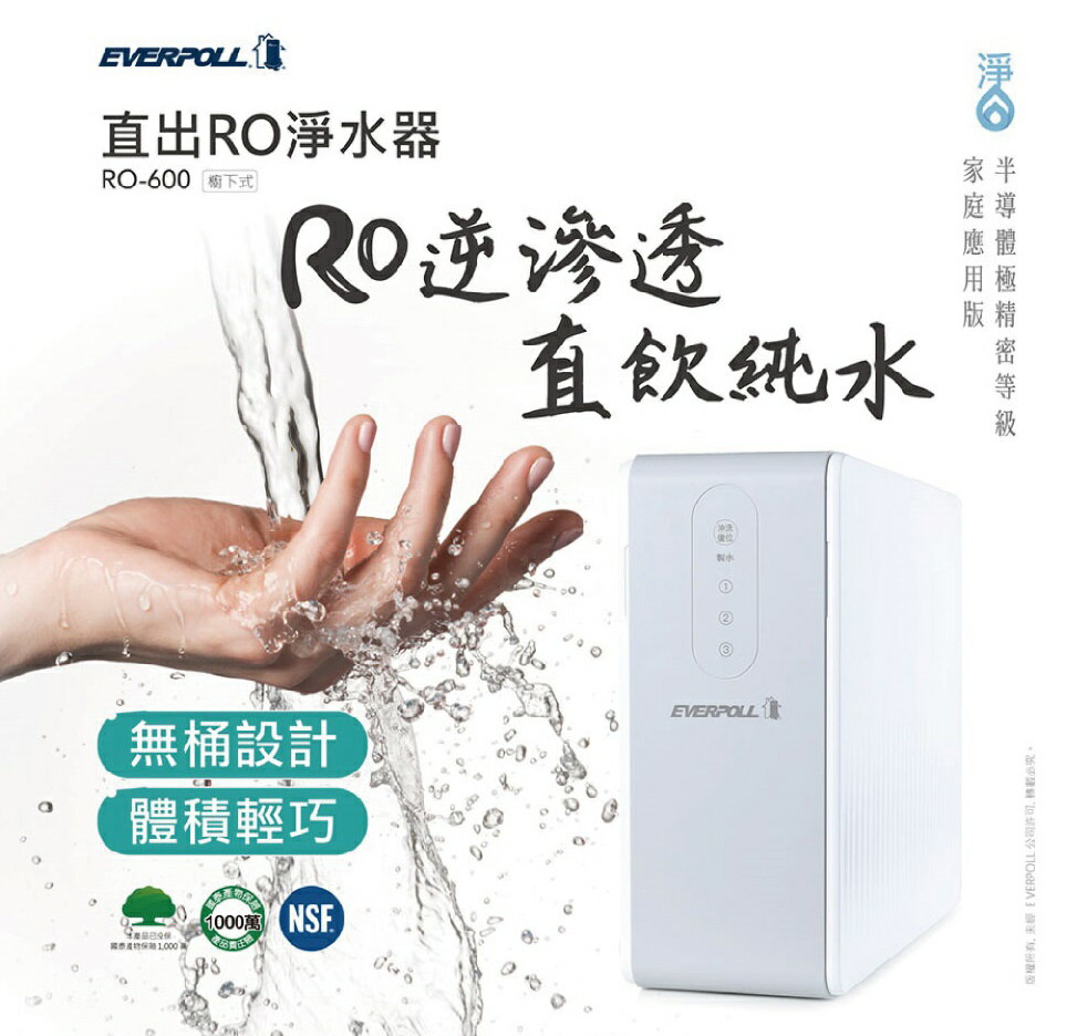 愛科濾淨 直出式RO逆滲透