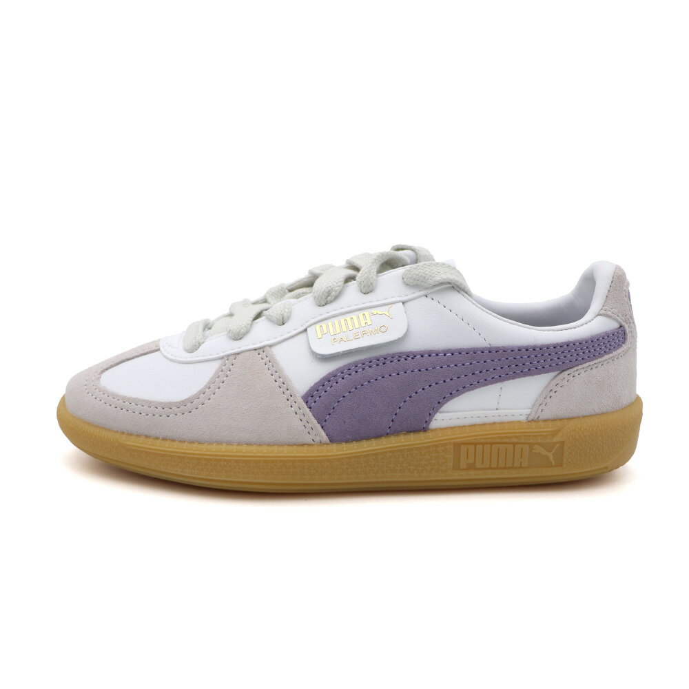 【全館滿額折】Puma Palermo Lth 薰衣草紫 皮革 麂皮 復古 平底 休閒鞋 女款 J2821【新竹皇家39646415】