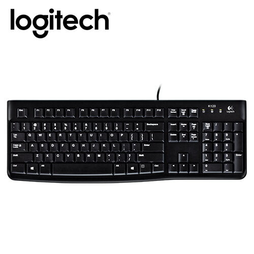 Logitech 羅技 K120 有線鍵盤【三井3C】
