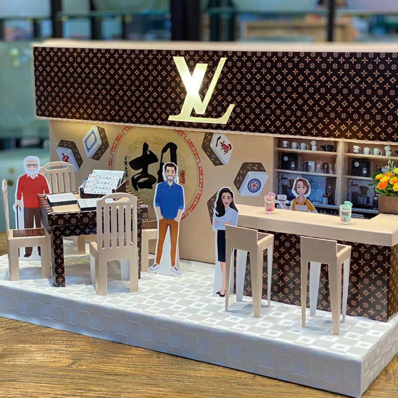 【紙紮】紙紮屋 麻將館組 掃墓 紙紮房 普渡 往生用品 祭祀 1