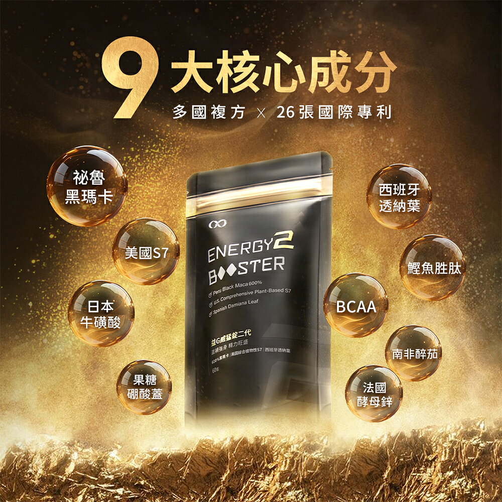 超值★ 益G威猛錠二代 ( 6倍濃縮黑瑪卡 ) 黑金升級版 葡萄口味星星糖 【 GSEX 】 3