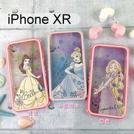 迪士尼雅典娜防摔殼 [花朵] iPhone XR (6.1吋)【Disney正版】貝兒 仙度瑞拉 樂佩