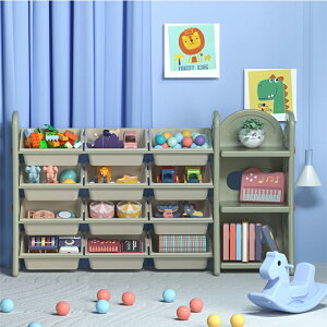兒童玩具收納架幼兒園寶寶置物架神器多層家用分類繪本書架整理柜