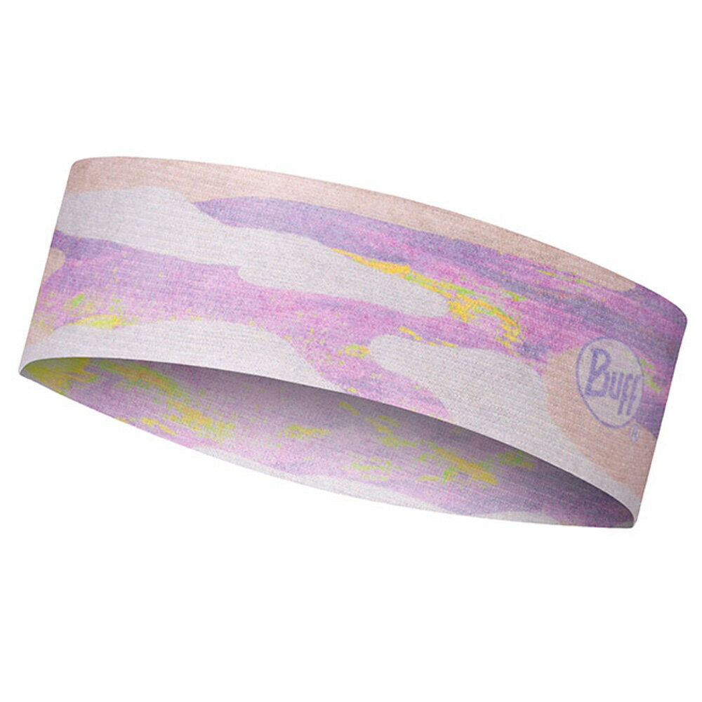 西班牙《BUFF》CoolNet UV® Headband 抗UV窄版頭帶  粉色迷彩