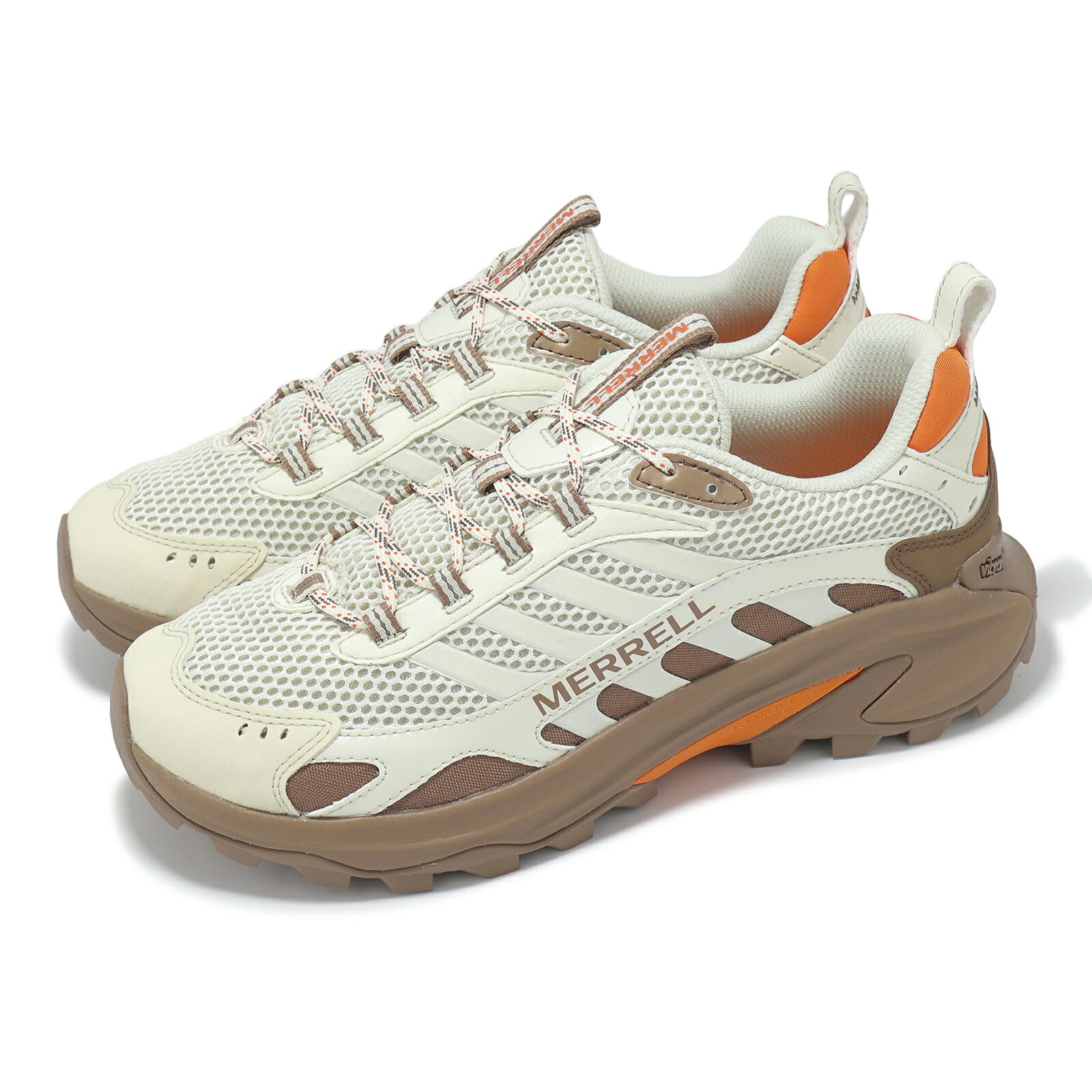 Merrell 戶外鞋 Moab Speed 2 Vent 2k SE 男鞋 米白 棕 緩衝 黃金大底 抓地 健行鞋 ML006973 7