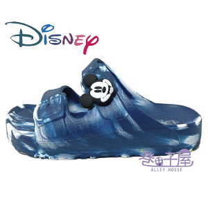 *迪士尼DISNEY 童款米奇炫彩雙釦防水伯肯拖鞋 [118365] 藍 MIT台灣製造【巷子屋】