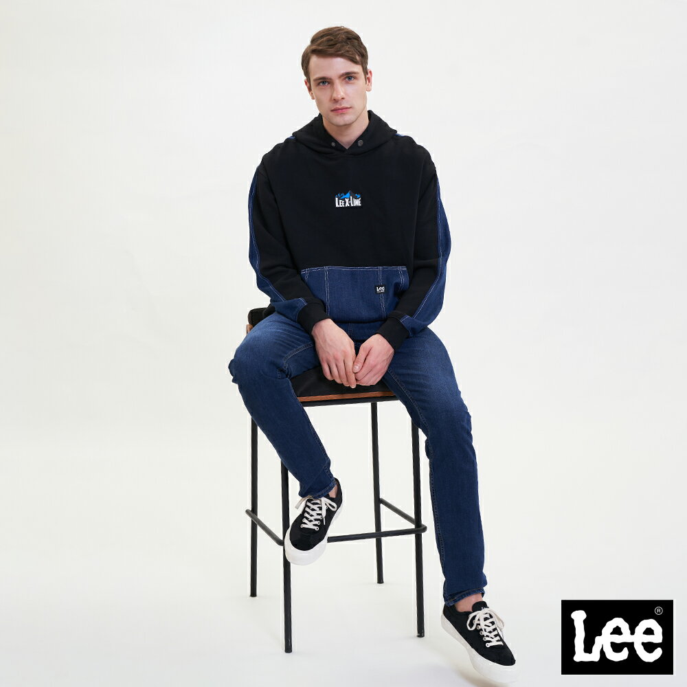 Lee 705 中腰標準小直筒牛仔褲 男 Modern 藍LL220262281