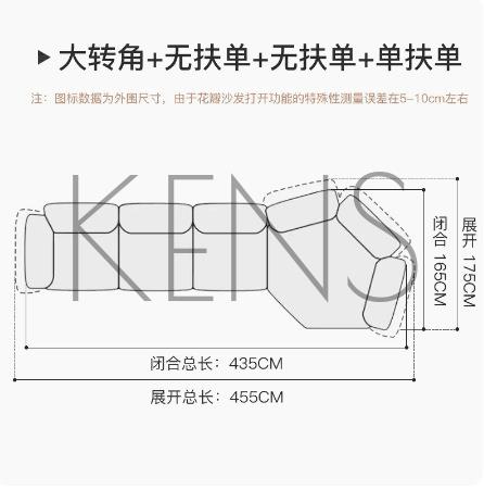 【KENS】沙發 沙發椅 花瓣沙發意式布藝沙發異形小紅書同款高端別墅客廳大戶型轉角組合 6