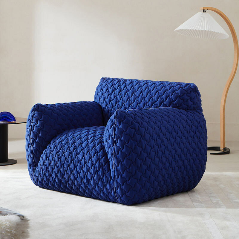 沙發 懶人沙發 北歐網紅意式單人沙發椅藍胖子客廳極簡設計師創意個性懶人沙發