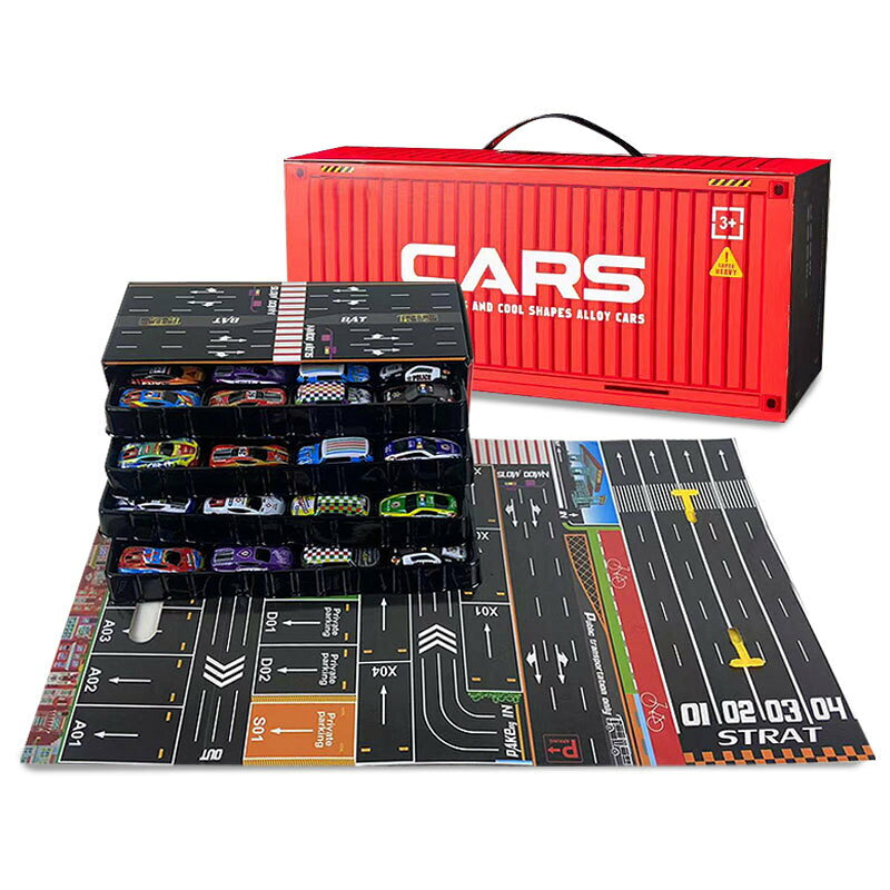 【高CP值】合金玩具車 48輛組 回力賽車 禮盒套裝 兒童玩具 寶貝禮物