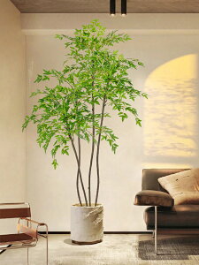 人造綠植仿真樹 南天竹仿真綠植假樹室內大型仿生植物盆栽客廳落地裝飾擺件仿真花
