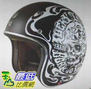[COSCO代購 如果售完謹致歉意] W119433 TORC 3/4 防護頭盔 T-50 Smoke Skull