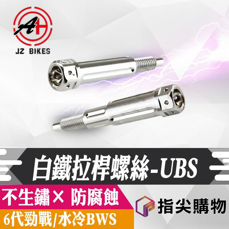 傑能 白鐵 拉桿螺絲 UBS版 防鏽螺絲 適用於 6代勁戰 UBS 水冷 BWS 把手螺絲 手把螺絲 左拉桿反牙 防腐蝕