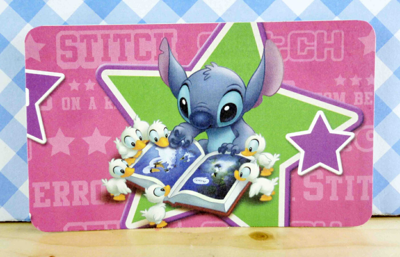 【震撼精品百貨】Stitch 星際寶貝史迪奇 卡片-星星看書 震撼日式精品百貨