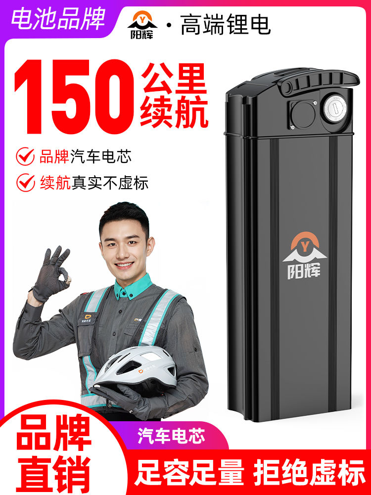 【30天熱銷1145件】原裝正品海霸款折疊代駕電動車鋰電池48V永久名頂自行車通用電瓶—貼心服飾