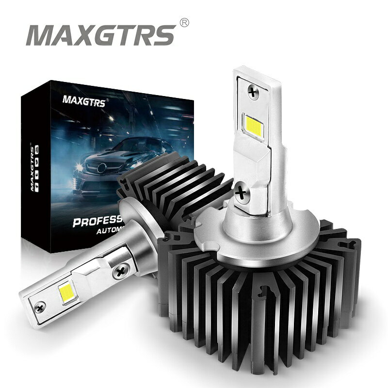 Maxgtrs 超亮無錯誤 Canbus D1S D2S D3S D4S D5S D8S 汽車大燈 LED 燈泡 50W