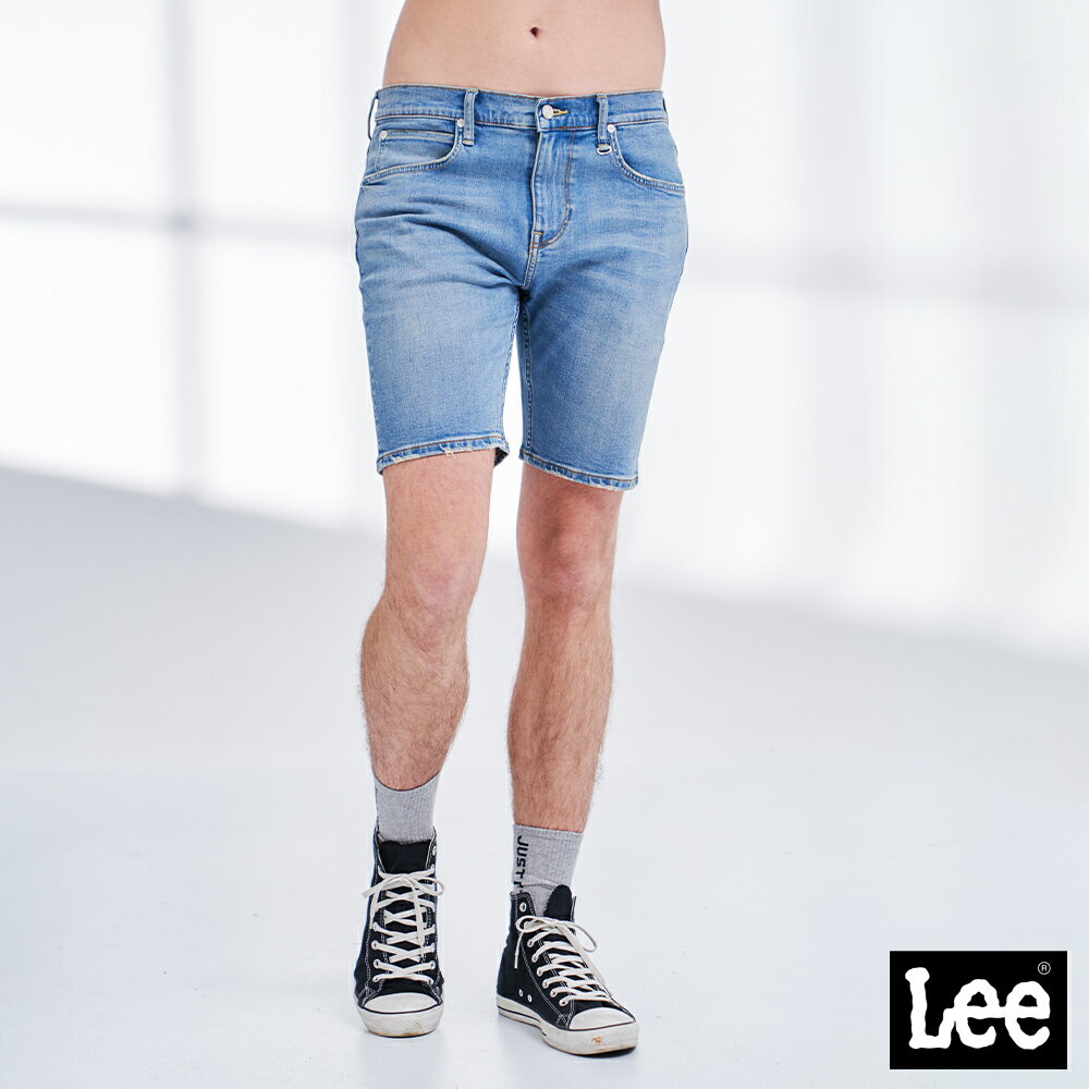 Lee 901 牛仔短褲 男 中藍 Modern