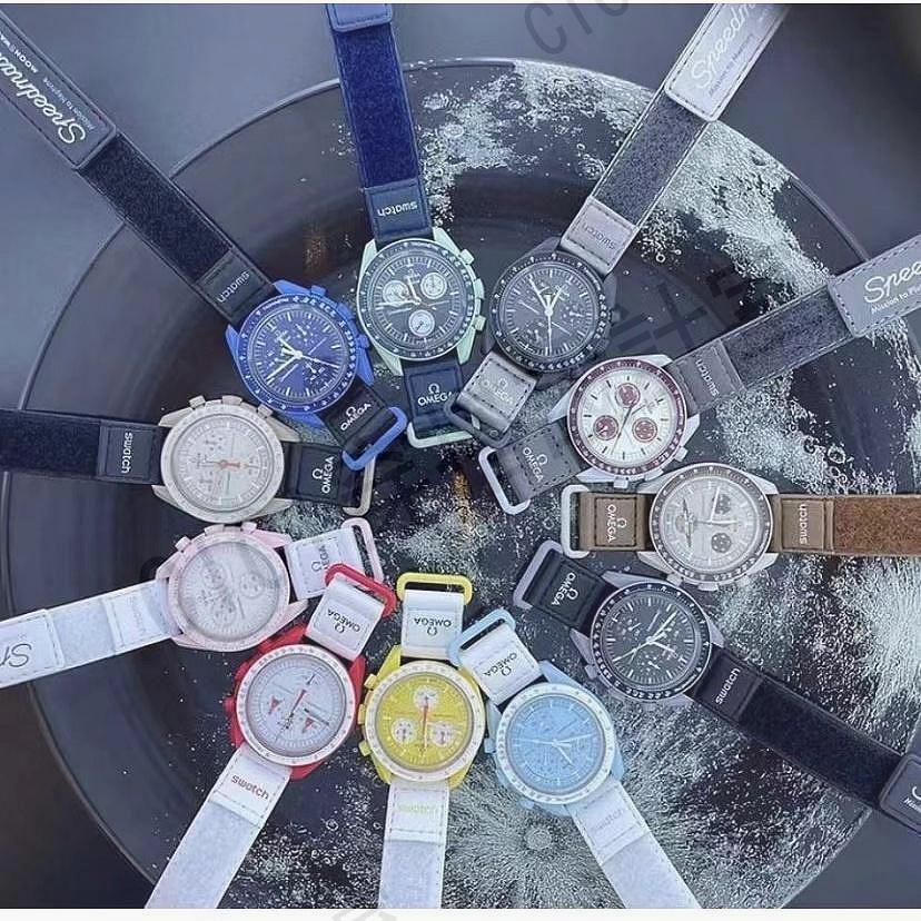 OMEGA × SWATCH 聯名款腕錶行星表月球聯名款系列 限量版 情侶手錶男女同款 1