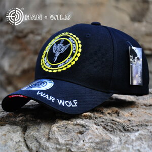 新款戰狼II WAR WOLS狼頭利劍戰術版棒球帽刺繡櫝防曬軍迷帽