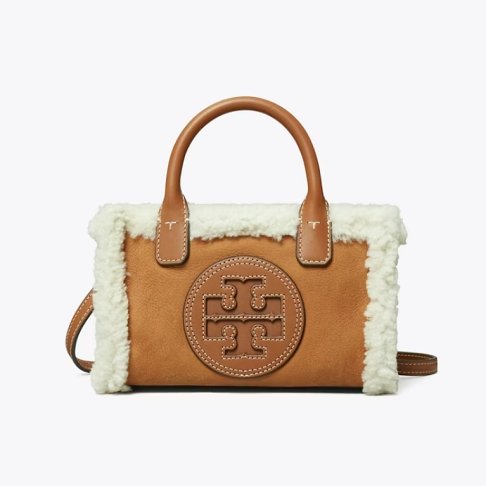 Tory burch 2025 shearling tote