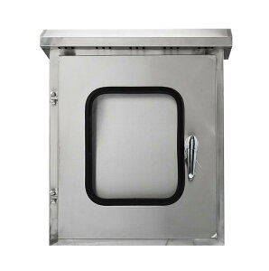 超低特惠✅不鏽鋼配電箱 雙層門控制箱 戶外防水內外門電控箱 透視箱 開關箱