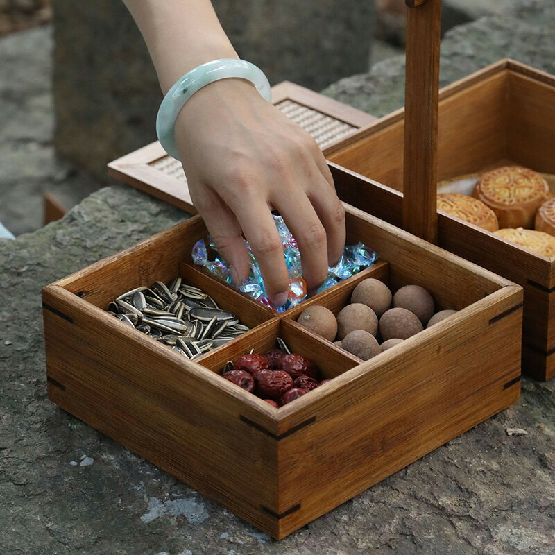 2層茶道具 飯盒職人手作 竹製 手作 茶器 收納 おとずれる 漆器 茶