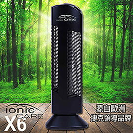 <br/><br/>  Ionic-care X6 防霧霾免濾網空氣淨化機 - 黑色<br/><br/>