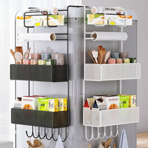 冰箱置物架側面掛架廚房用品家用大全多層多功能神器保鮮膜收納架