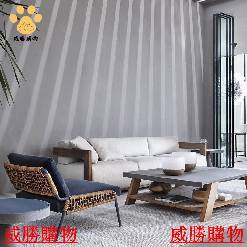 免運 限時特惠 戶外桌椅 藤編家具設計師樣板房北歐花園 別墅客廳沙發露臺景區藤椅【GW108】