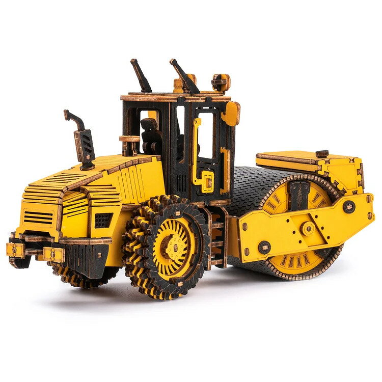《Robotime》立體木製組裝模型 壓路機 TG701K 東喬精品百貨