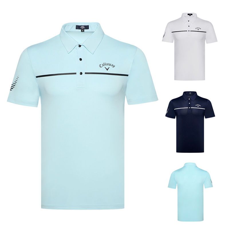 {公司貨 最低價}高爾夫服裝男士夏季短袖T恤透氣排汗golf速幹Polo衫運動戶外球衣