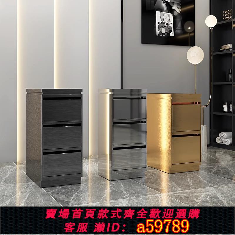 【臺灣公司 可打統編】美髮店工具櫃理髮店工具車櫃子剪髮推車不鏽鋼髮廊工作櫃儲物櫃臺