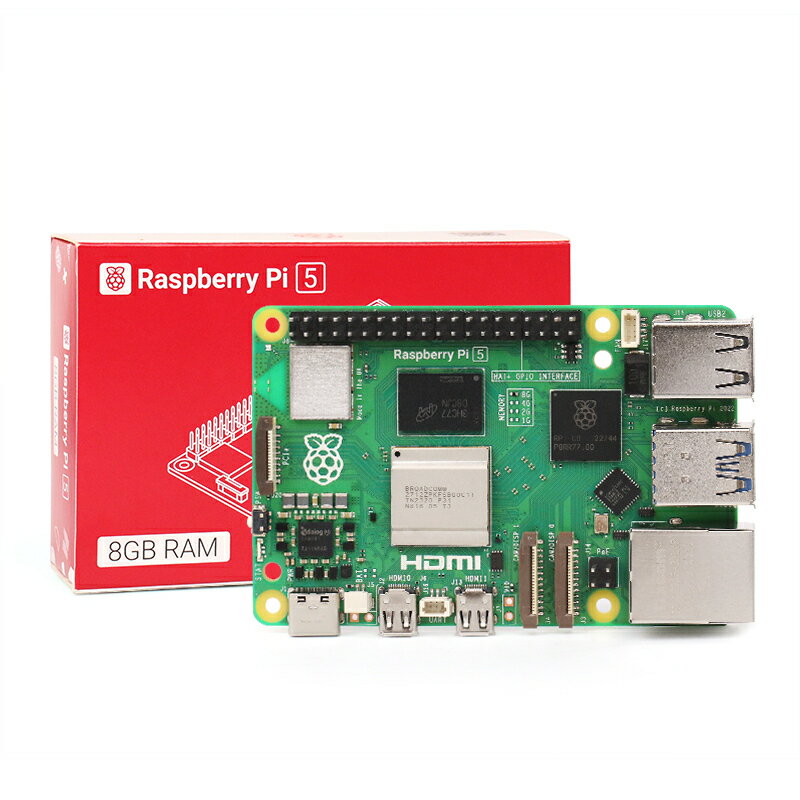 {保固一年}樹莓派5 4b 視覺8g 4g套件raspberry pi 4開發板 主機板 5代 5b