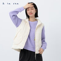 a la sha 貓點點絎縫鋪棉背心外套 a la sha 貓點點絎縫鋪棉背心外套