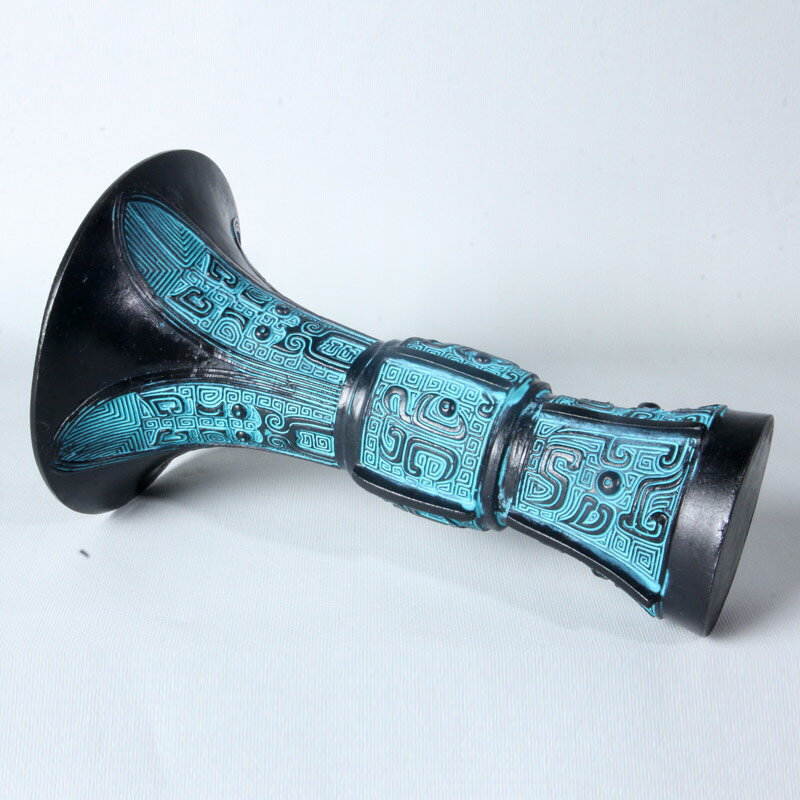 青銅器商觚天觚花瓶仿古酒器創意筆筒花插高檔禮品家居飾品擺件 4