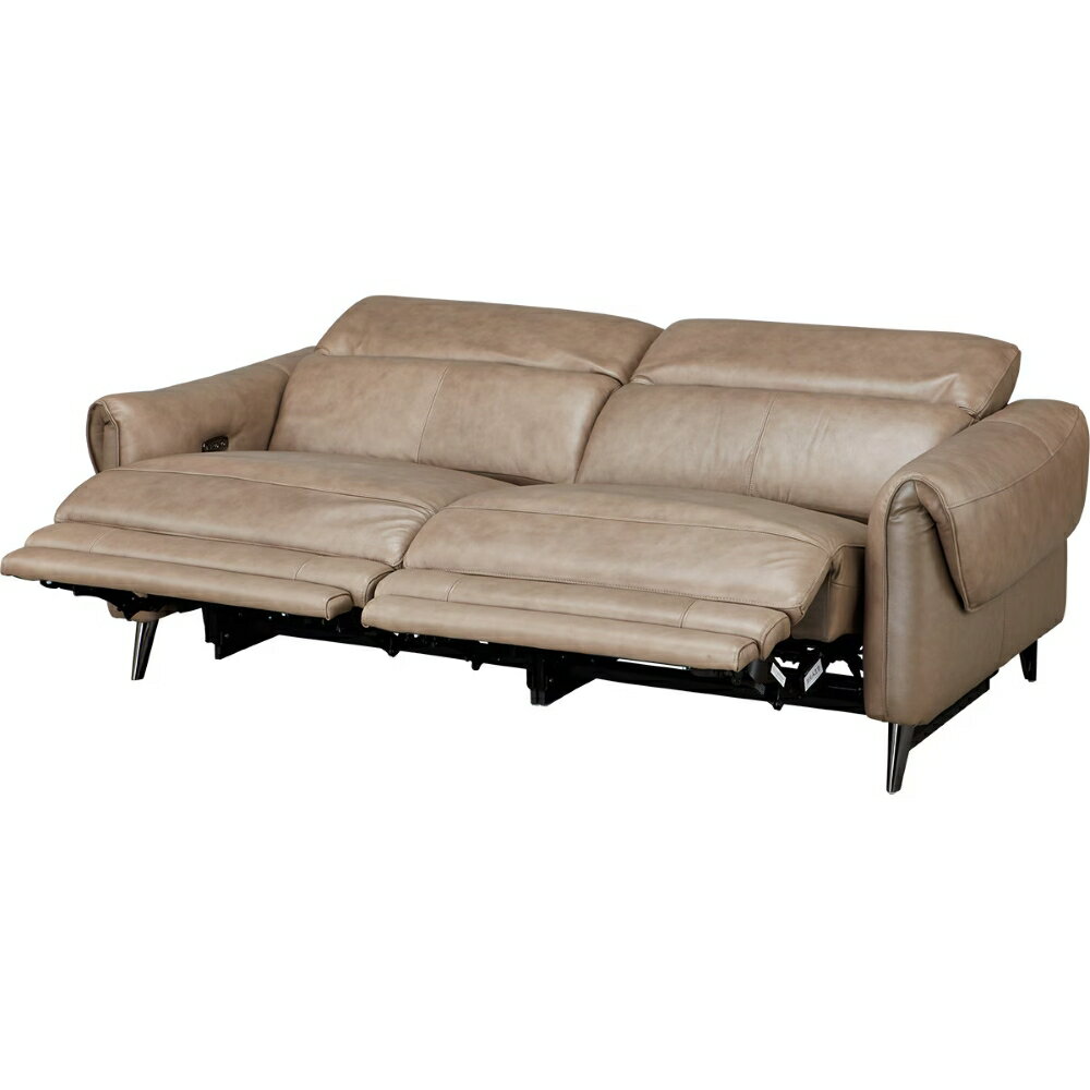 ◎3人用電動沙發 電動可躺式沙發 LS04 半皮 SK MO NITORI宜得利家居