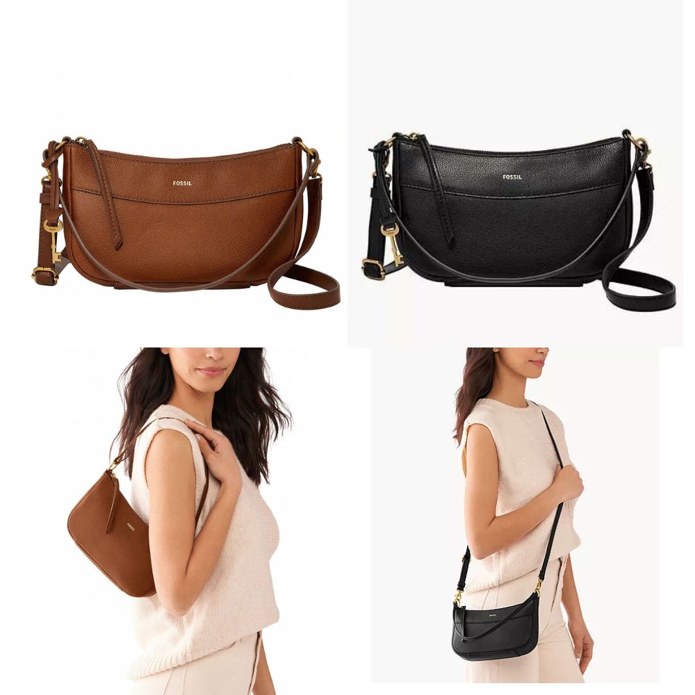 送禮首選 ★ OUTLET款/Shae 真皮新月兩用包  多款任選  美國時尚品牌 】 附防塵袋+提袋【全館滿額折價★FOSSIL全系列包夾送美妝蛋】 女神手袋