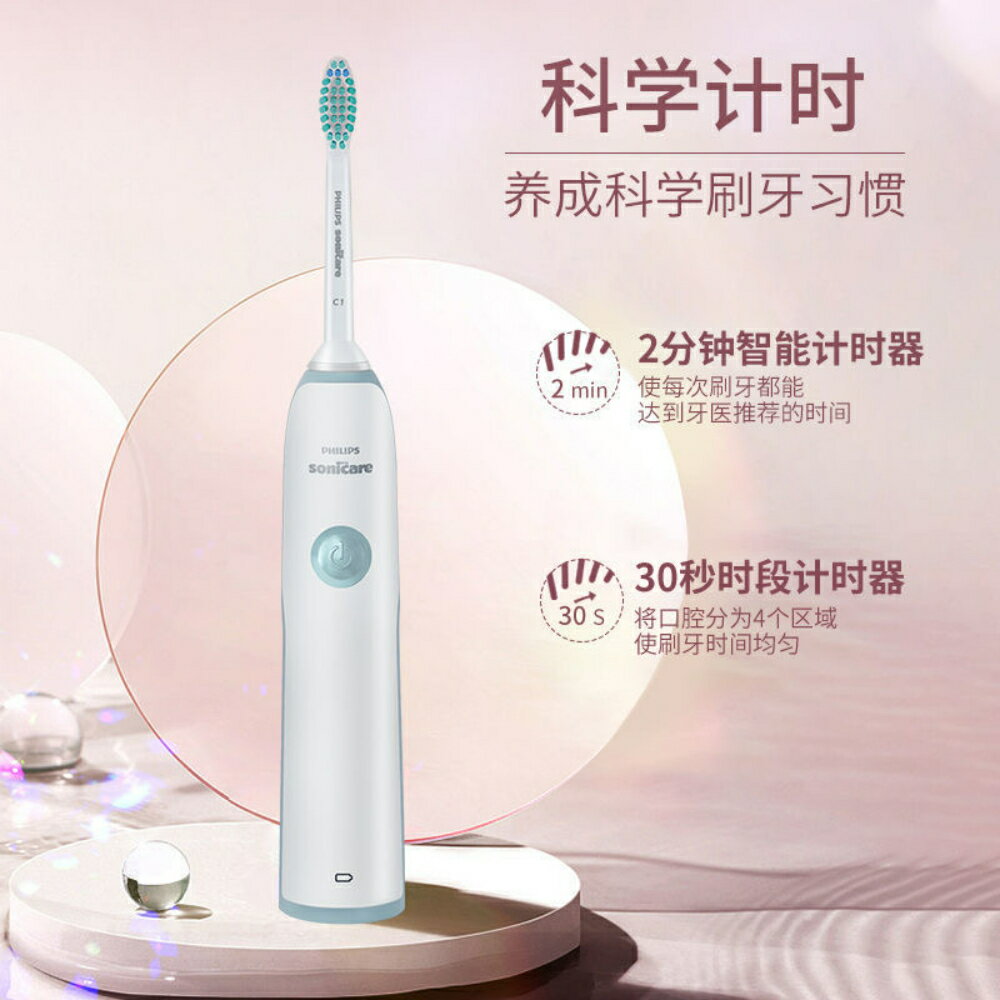 PHILIPS 飛利浦 聲波電動牙刷 Sonicare 音波電動牙刷 入門人氣款 小胖丁 HX3216 HX3226 HX3734 3