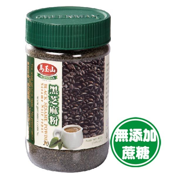【馬玉山】黑芝麻粉400g 沖泡/穀粉/無添加蔗糖/全素食/台灣製造