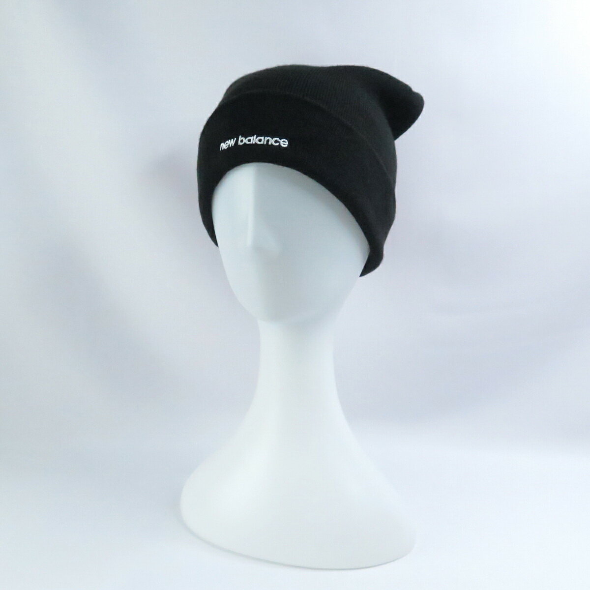 New Balance 毛帽 保暖禦寒 針織 刺繡 LAH13032BK 黑【iSport愛運動】