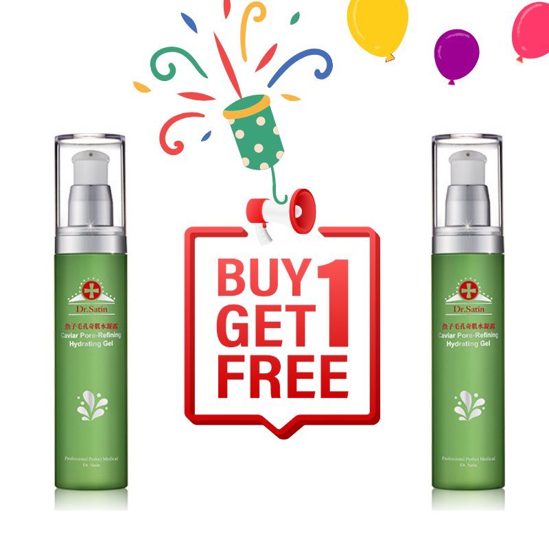 【訂單滿額折200】Dr.Satin 魚子毛孔奇肌水凝露 (80g/瓶)(買一送一)