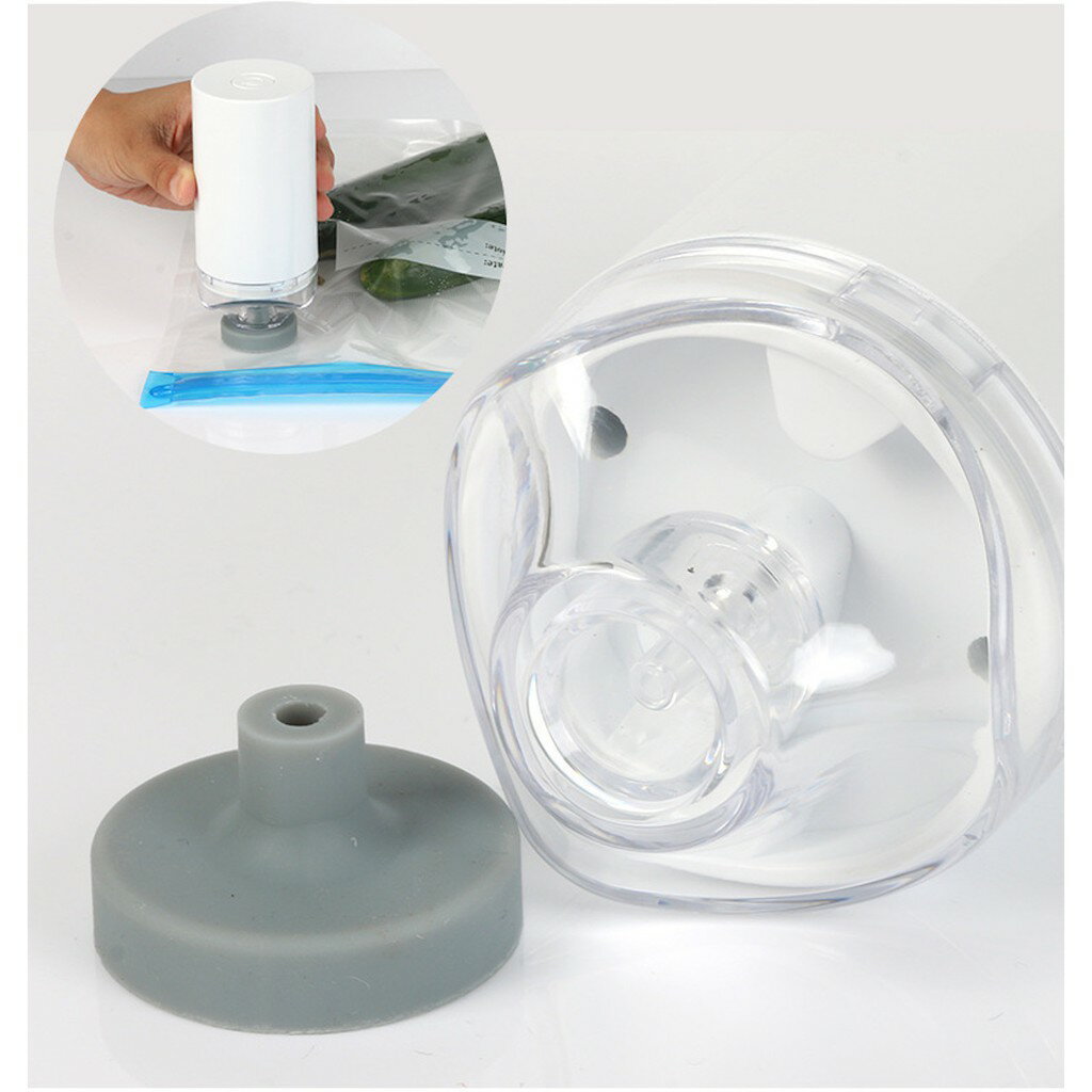 ISONA USB充電式無線迷你食品保鮮袋電動真空抽氣機 真空抽氣筒 真空抽氣泵 7