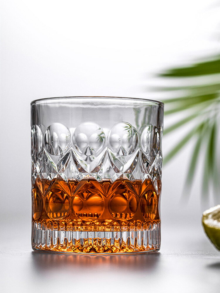 北歐ins冰川高顏值玻璃杯簡約水杯早餐杯威士忌啤酒杯果汁咖啡杯